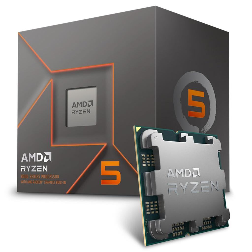 AMD CPU Ryzen 5 8500G with Wraith Stealth Cooler AM5 6 Cores 12 Threads 22MB 65W Authorized Distributor Product 3.5GHz / 100-100000931BOX