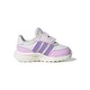 Adidas Neo Run 70S Soft Sole Comfortable Non-Slip Wear-Resistant Low-Top Walking Shoes Baby Shoes White Pink ID1155