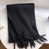 2025 20 Colors Solid Color Scarf Soft  Women's Pashmina Shawl Thickened and Warm Scarves Large Cashmere Shawl