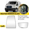 2 шт./комплект левое и правое боковое стекло зеркала (Верхний+Нижний) Прозрачная линза с подогревом подходит для Ford Transit 150 250 350 2015-2022