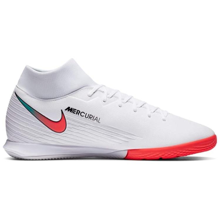 Nike Mercurial Superfly 7 Academy IC White Crimson Jade Men Sneakers Photon-Dust Hyper-Jade Flash-Crimson AT7975-163