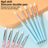 5Pcs Silicone Clay Sculpting Tool Modeling Dotting Pottery Craft for DIY Handicraft Nail Art Cake Decoration