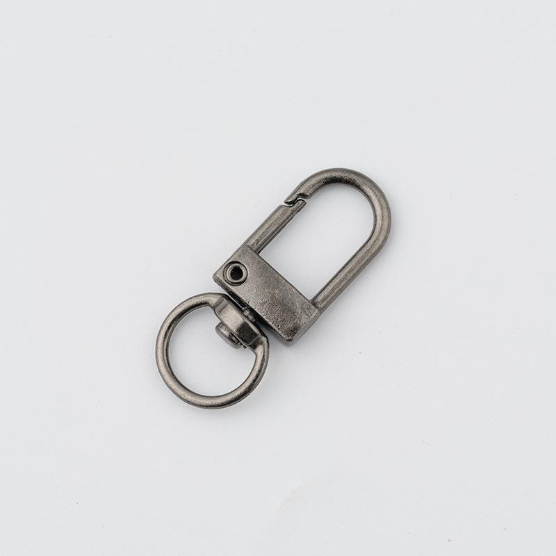 Colored Spray Paint Zinc Alloy Keychain Spring Clasp & Dog Buckle Jewelry Accessories