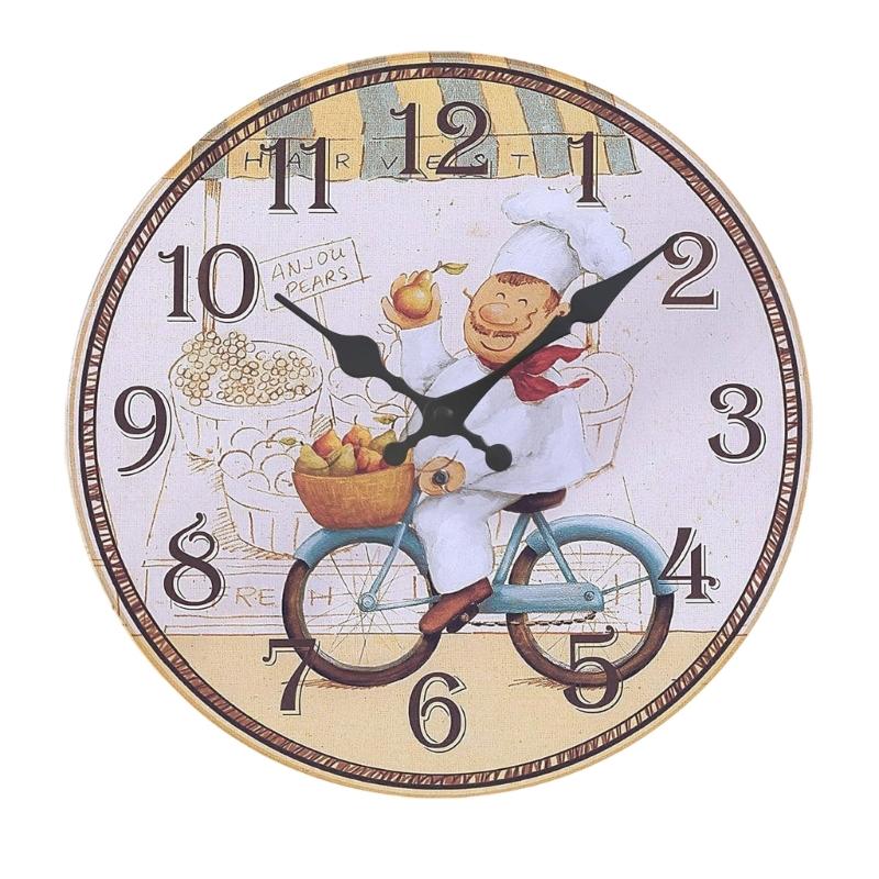 Silents None-Ticking Clocks Decorative Clock Battery Operated Wall Clock for Living Room Kitchen Home Office Decors
