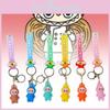 Soft Pvc Sheep Keychain Cute Cartoon Style Colorful Keyring For Gifts And Occasions