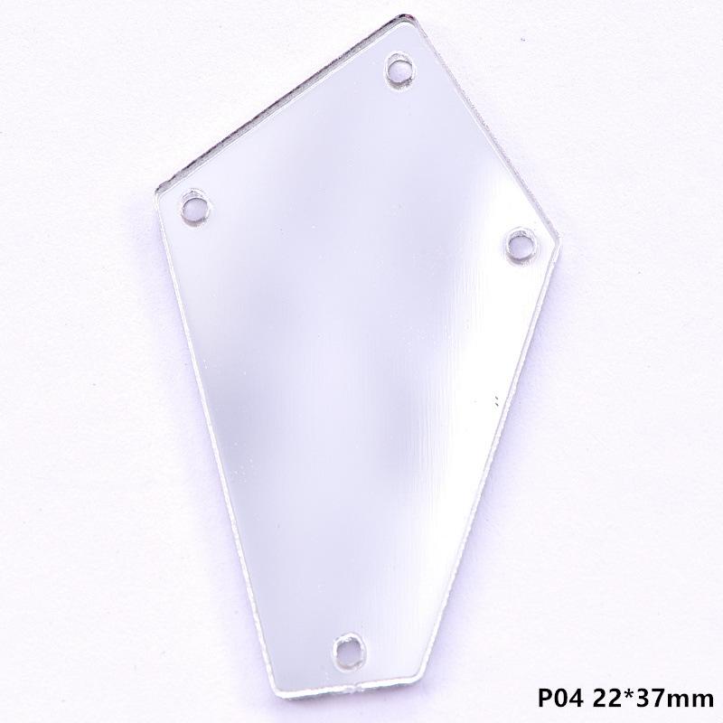 Акриловая ручная шовная дрель, зеркало специальной формы с плоским дном, сделай сам, украшение одежды, ювелирные изделия, зеркальные аксессуары, шовная дрель