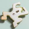Nordic Style Ceramic Frog Wall Hanging Ornaments Living Room Background Display Crafts 3D Frog Wall Hanging Decoration