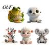 Animal Shaped Kitchen Decor Acrylic Refrigerator Magnet, Cow Sheep Koala Frog Seal Magnet Fridge Magnetic Decoration for Lockers Whiteboards