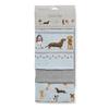 Curious Dogs Tea Towel 3pk