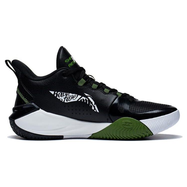 Li Ning Storm 2023 Comfortable Shock Absorbing Durable Low Top Basketball Shoes Men Sneaker Black ABFT021-1