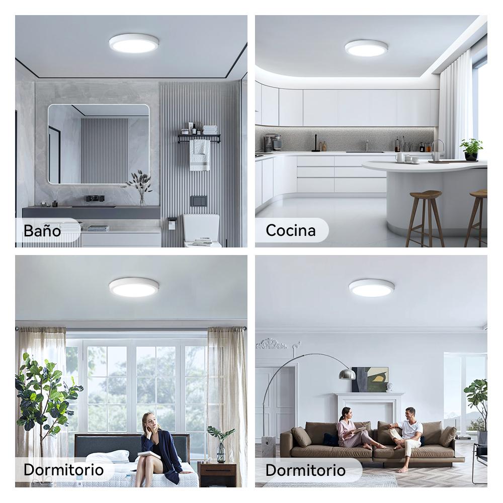 Современные светодиодные панельные потолочные светильники Холодный белый светодиодный потолочный светильник для гостиной, спальни, кухни, светодиодное освещение, домашний декор, светодиодная панельная лампа