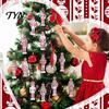 Whimsical Christmas Party Supplies for Girls Pink Wooden Nutcracker Hanging Ornaments Tree Decorations, Soldier Decorative Nutcrackers Living
