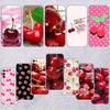 UP21 Cherry summer fruit Transparent Phone Case for Samsung Galaxy A04 A04S A14 A23 A34 A54 M23 M33 M52 M53