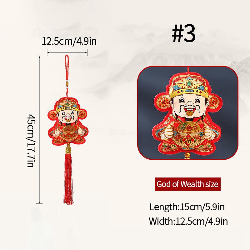 2025 New Year Hanging Ornament Spring Festival Decorations Door Window Wall Year of the Snake Lucky Hanging Ornaments Home Decor