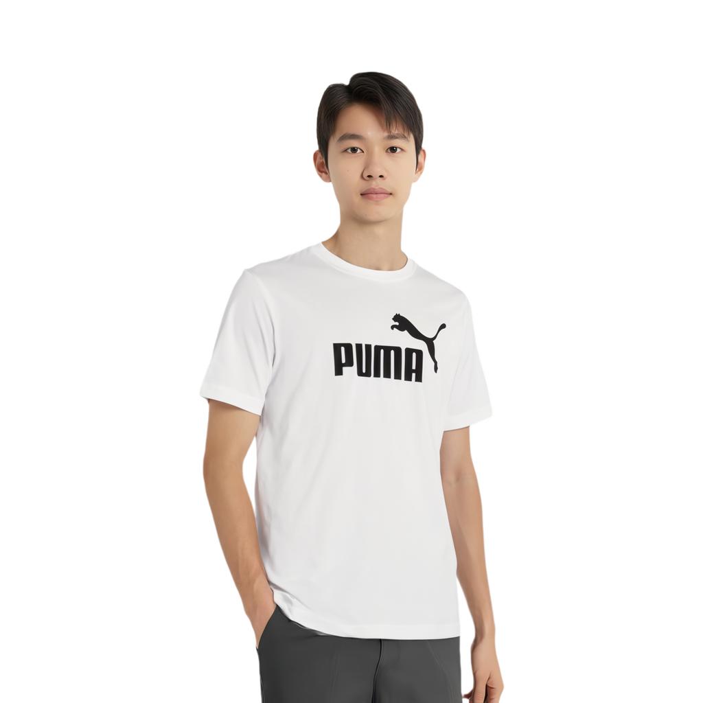 Puma Футболки Мужские Белые 02 Круглый вырез Умеренный Прямой крой 688958-02