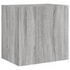 VidaXL Meuble TV mural sonoma gris 40,5x30x40 cm bois d'ingénierie 836906