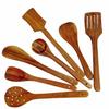 Wooden Spoons Set and Spatula for Cooking, Sleek, Sold and Non-Stick Cookware for Nonstick Cookware Kitchen
