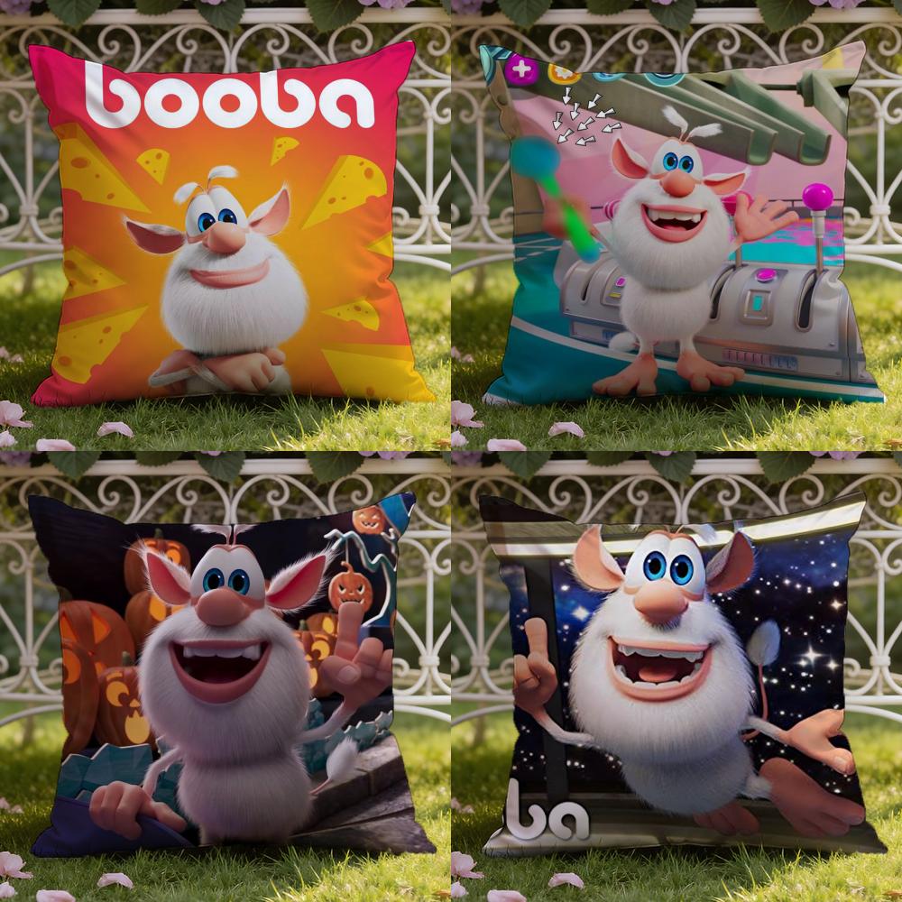 Милая Наволочка Fourbob-Booba для Дома и Автомобиля, Двухсторонний Чехол для Подушки: Двусторонняя конструкция для максимального комфорта