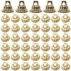1Set Christmas Ball Caps Pendant End Covers Miniature Plastic Tree Hanging DIY Xmas Decorative Ornaments Holder