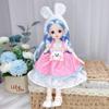 3D Simulation Eyes Cute BJD Doll 20 Joints Fashion Clothes BJD Doll 1/8 30CM BJD Doll  DIY Toys