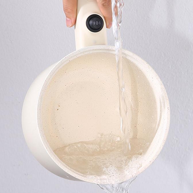 Многофункциональная кастрюля, мини-горячая кастрюля, электрическая сковорода с антипригарным покрытием, сковорода для омлета, лапши, рагу, супа, нагреватель с пароваркой