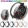Tempered Glass + Case For Huami Amazfit Active 2 Glass Screen Protector Hard PC Protective Bumper for Amazfit Active2 Accessory
