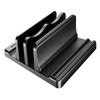 Adjustable Vertical Laptop Stand Holder With Dual Slots Abs Material Compatible With Tablets And Books Computer Support