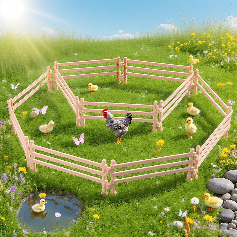 Миниатюрный набор Farm Animal: Заборы для лошадей, овец, крупного рогатого скота и свиней для детского домика