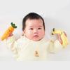 Infant Comforting Doll Toy Carrot/Banana Shaped Hand Grip Sensory Development Aid for Crib Strollers Travel Use
