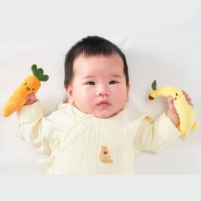 Младенческая успокаивающая кукла игрушка в форме моркови/банана ручка для захвата сенсорное развитие помощь для кроватки коляски для путешествий