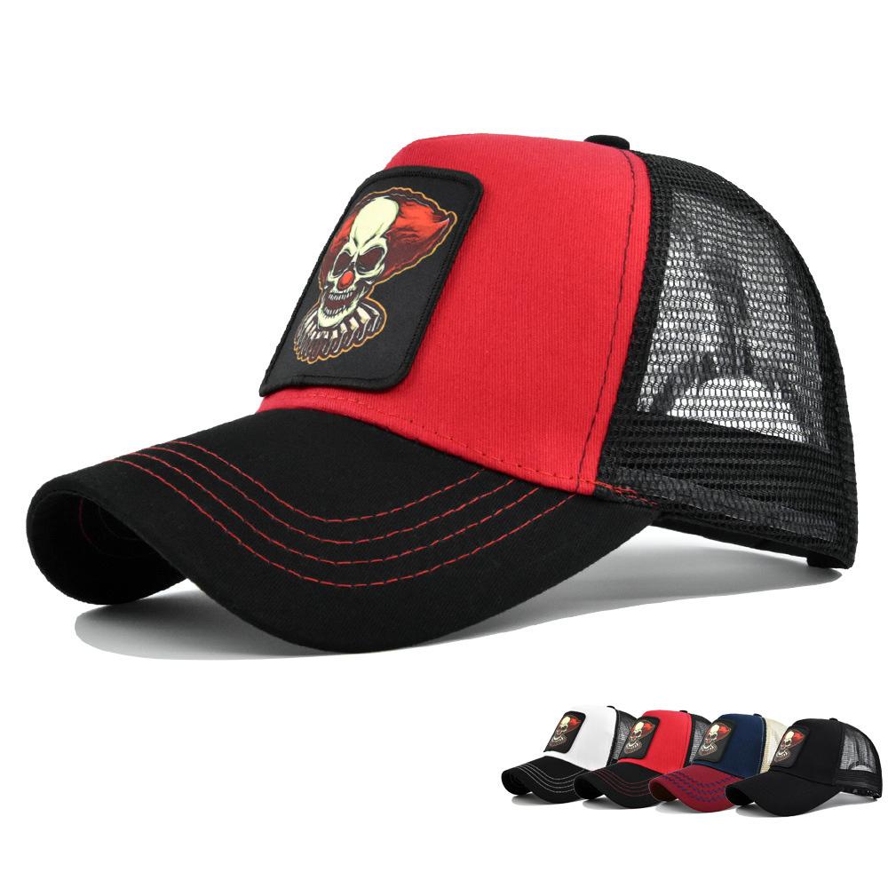 Нашивки Аниме Бейсболки Мужские Женские Snapback Кепки Уличная Одежда Хип-Хоп Кепки с Козырьком Сетчатые Дышащие Кепки Папа Солнцезащитные Кепки Унисекс Кепки Тракеры