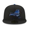 Приталенная кепка New Era 59Fifty - ЛОГОТИП ШТАТА Команды НФЛ