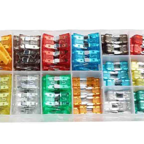 220Pcs Plug-in Type Car Fuses Widely Used Accessories Reliable Durable Fuses Insert for Automobile