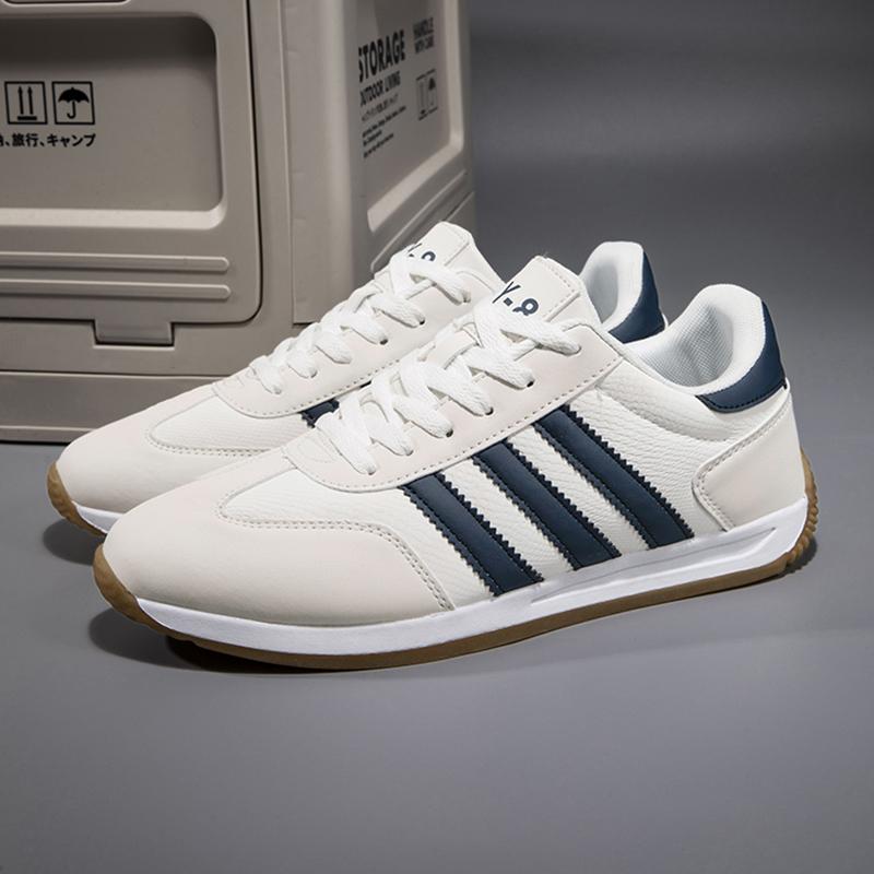 Мужские кроссовки из кожи, кроссовки для бега, повседневная спортивная обувь для активного отдыха