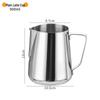 Чжаоран 900 мл Питчер для латте-арта из нержавеющей стали