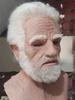 Halloween Old Man Mask Realistic Vicissitudes Simulation Full Face Mask Role Play School Party Gathering Game Head Cover
