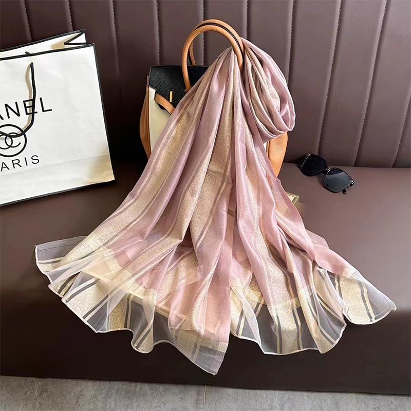 Роскошный шелковый шарф женский зимний теплый платок-накидка женский платок хиджаб шарфы сплошной женский тонкий пашминовый бандана повязка на голову