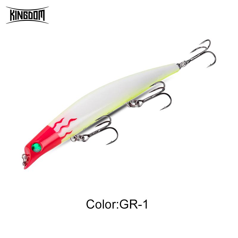 Kingdom Плавающие рыболовные приманки для гольяна, воблеры, жесткие искусственные приманки, профессиональная глубина 0,1-0,6 м, 8,1 г, 15,3 г, 21 г, рыболовные снасти