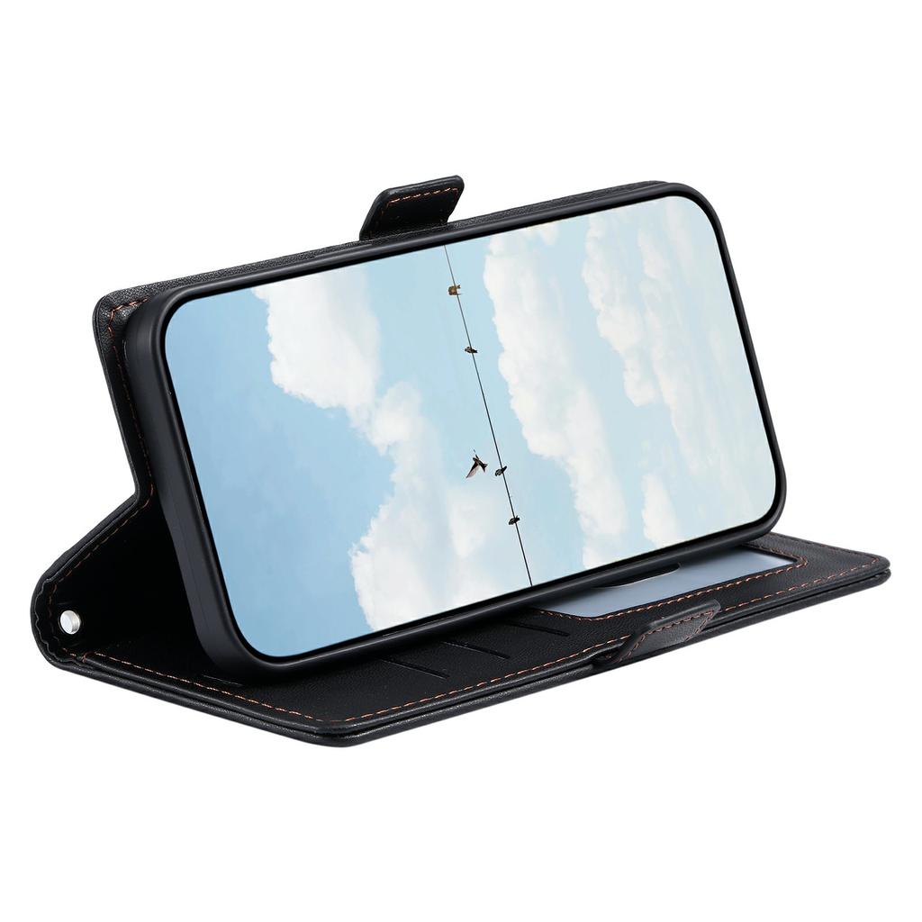 For Xiaomi Redmi 15 5G (EU) (171mm)/4G (EU) (171mm) Leather Case Rhombus Texture Wallet Stand Phone Cover with Wrist Strap