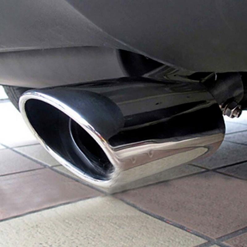 Универсальный автомобильный глушитель из нержавеющей стали с хвостовой горловиной выхлопной системы