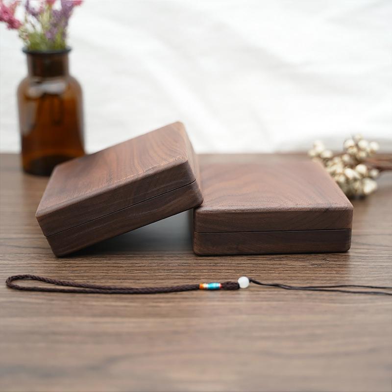 Wood Jewelry Box Organizer Keepsake Storage Collection Art Treasure Memory Box for Ring Bracelet Watch Necklace Earring