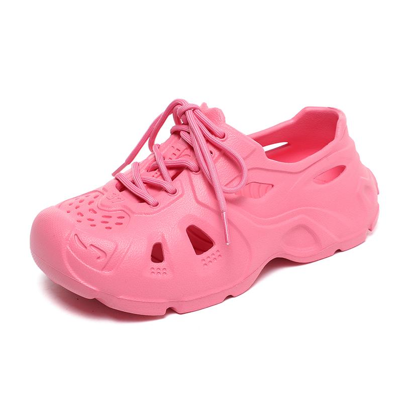 2024 летние новые мужские и женские туфли на высокой эластичной резинке, садовая обувь из ЭВА на толстой подошве, пляжная обувь для дома и улицы, 37-45