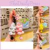 Adorable Pvc Cartoon Keychain Cute Animal Stackable Figurines For Couples And Kids