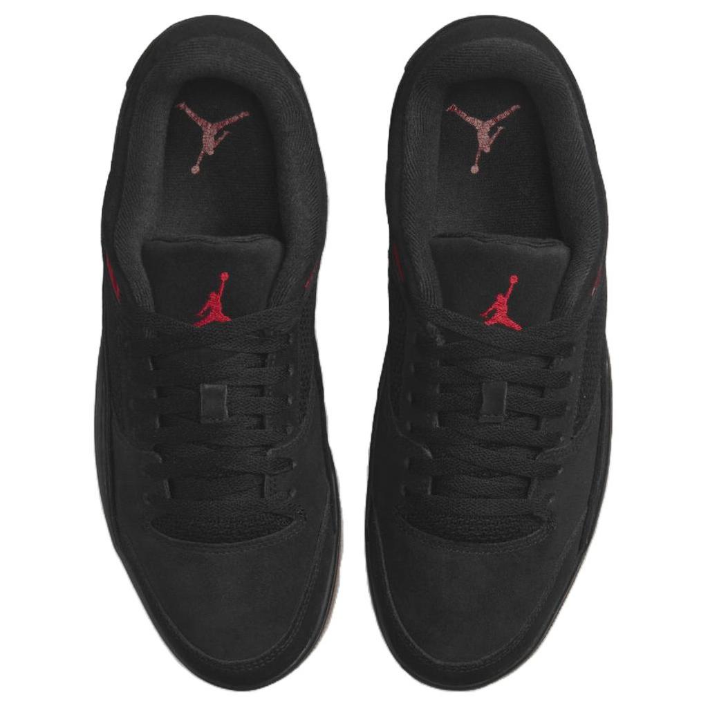 Air Jordan Flight Court Black Red Gum Unisex Sneakers Gum-Medium-Brown Varsity-Red HF3255-001