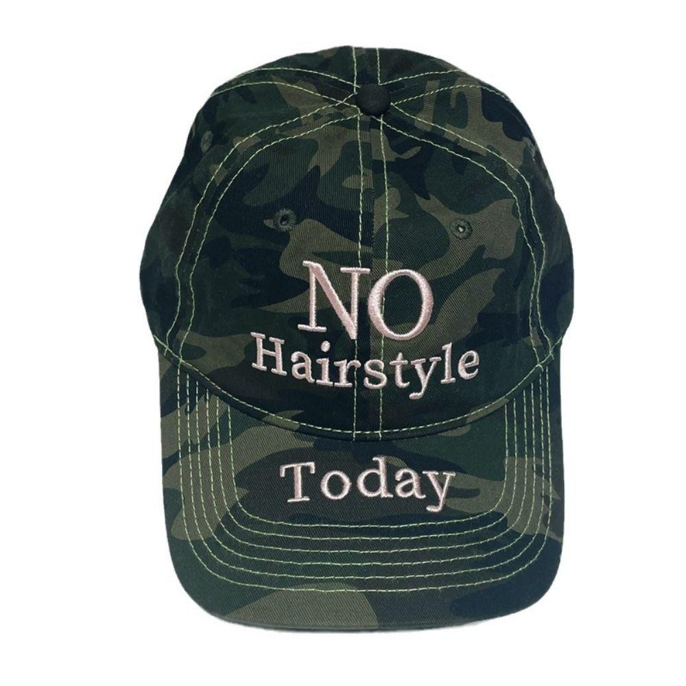 Adjustable Camouflage Baseball Cap Cotton Sunscreen Hats Embroidery Baseball Hats for Men Women