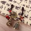 Auspicious Gourd Fengshui Brass KeyChains Jewelry Findings Keychain Components Car Keyring