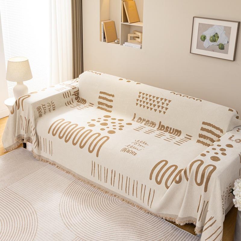 Sofa Cover Anti-Scratching Cover Cloth Full Covered Sofa Cover Sofa Towel Cloth Full Wrapping Blanket Simple Style Summer Summer
