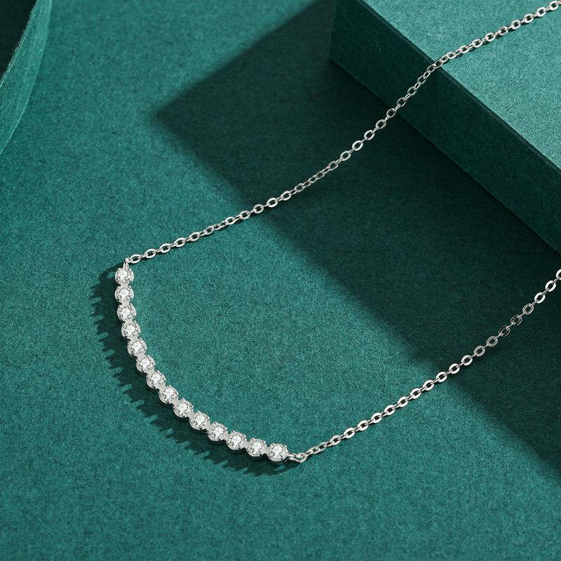 Танциз S925 стерлингового серебра Роскошное индивидуальное ожерелье с подвеской женское классическое ожерелье прилива