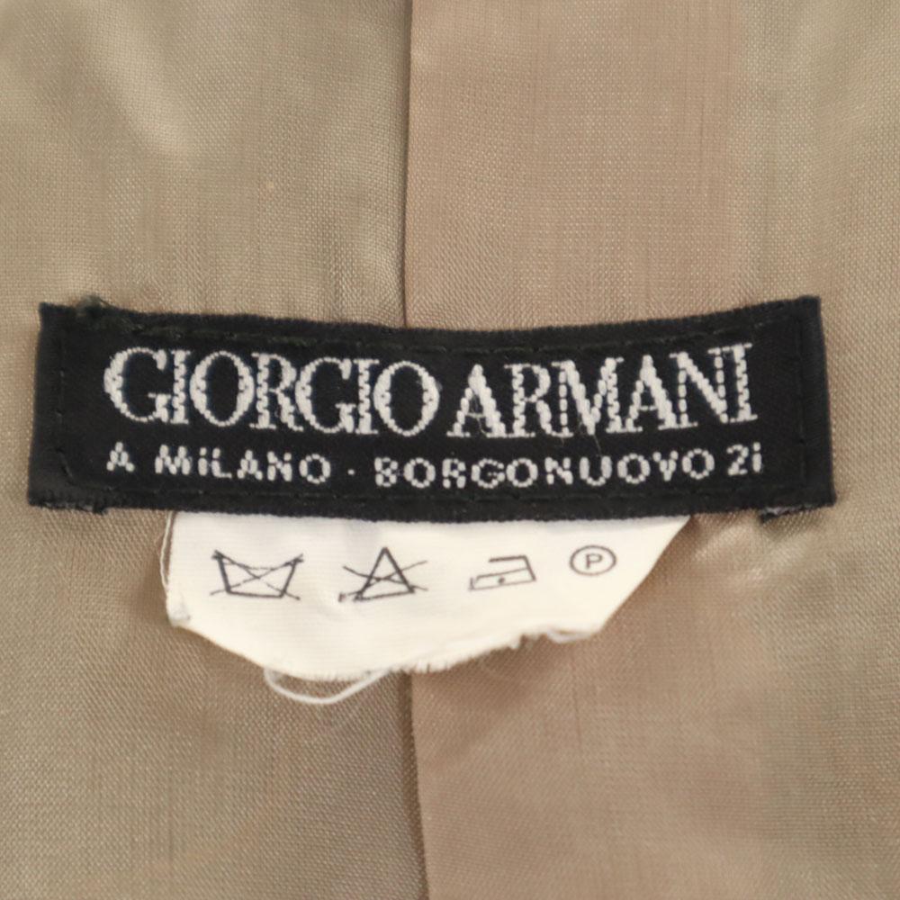 Giorgio Armani 90-е Сделано в Италии Старый пиджак 38 бежевый Женский Б/у