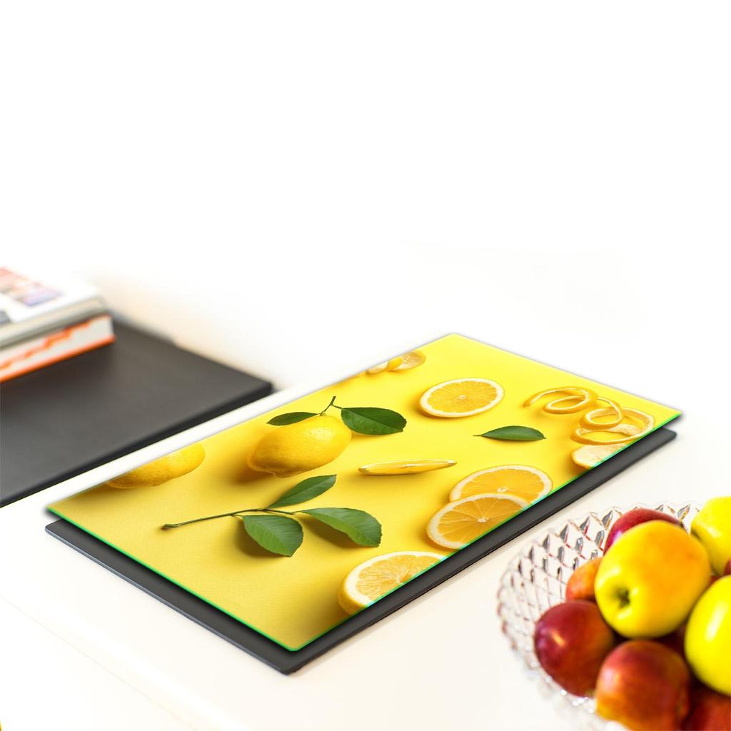 GLASS PLATE BOARD PANEL TABLETOP 40x52 FRUIT
